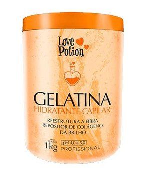 Колагенова маска для волосся LOVE POTION Gelatina Hidratante Orange Capilar 1000 мл 105 фото